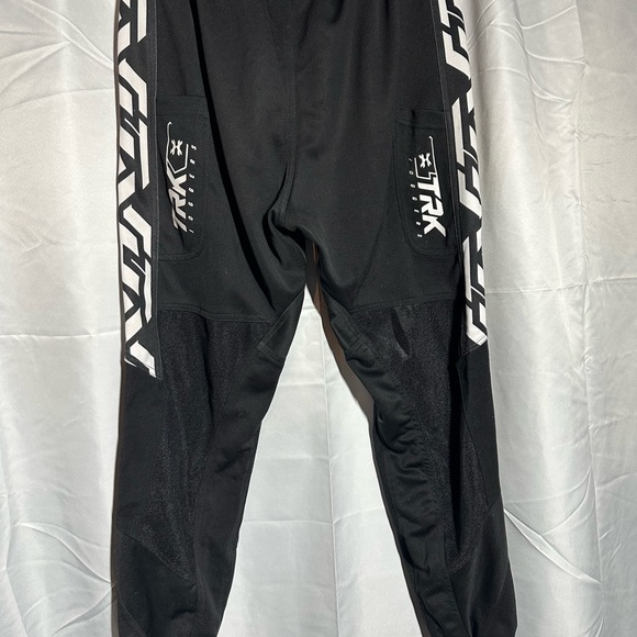 HK Army Black Joggers with White Accents Paintball Pants - Picture 3 of 6